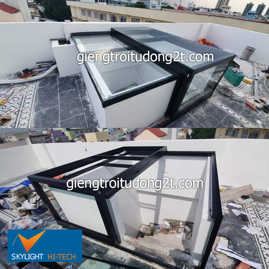 các mẫu giếng trời thiết kế đẹp